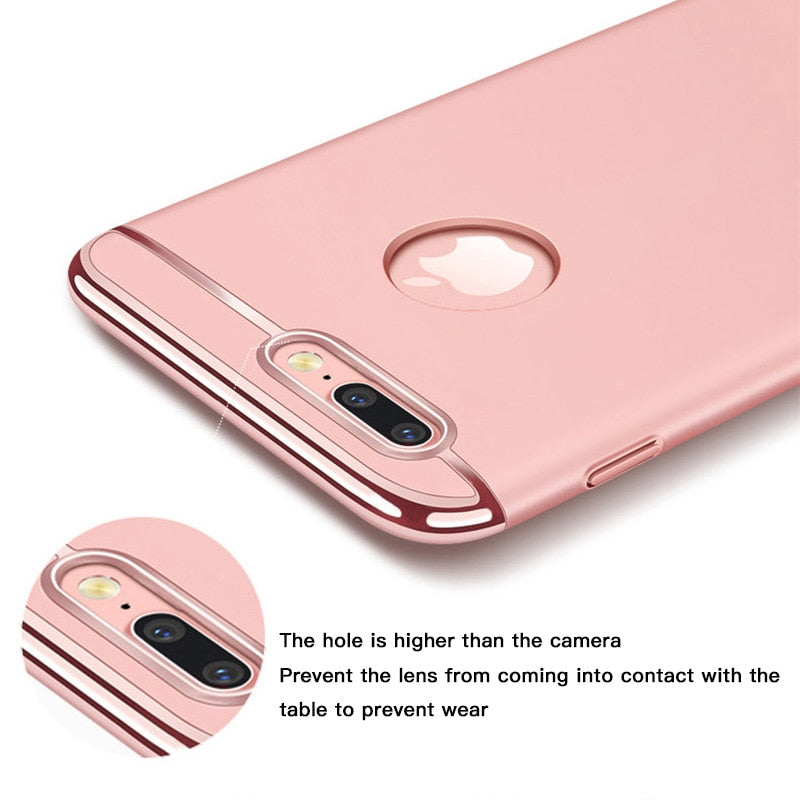 Luxury 360 Full Cover Plating Phone Case