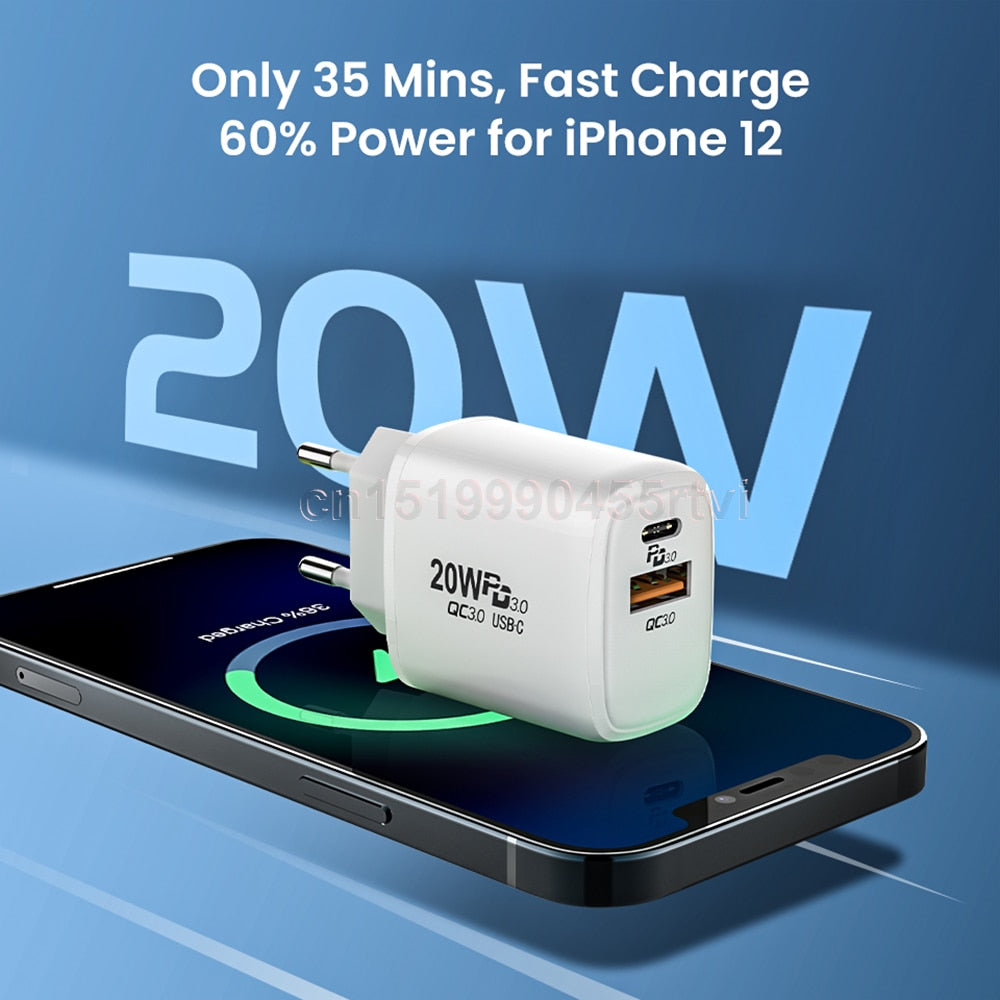 20W USB Type C Fast Charger